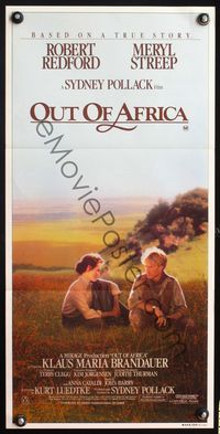 6d363 OUT OF AFRICA Aust daybill '85 Robert Redford & Meryl Streep, directed by Sydney Pollack!