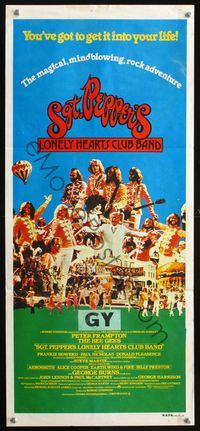 6d409 SGT. PEPPER'S LONELY HEARTS CLUB BAND Aust daybill '78 George Burns, Bee Gees, the Beatles!
