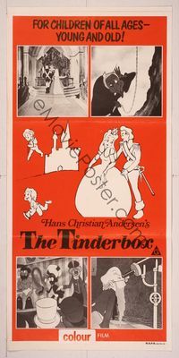 6d465 TINDER BOX Aust daybill '68 Das Feuerzeug, Hans Christian Andersen cartoon!