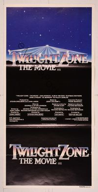 6d474 TWILIGHT ZONE Aust daybill '83 Joe Dante, Steven Spielberg, John Landis, from TV series!