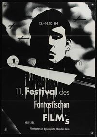 6d523 11. FESTIVAL DES FANTASTISCHEN FILM'S German '84 German horror film festival, bloody knife!