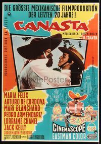 6d546 BASKET OF MEXICAN TALES German '56 Canasta de Cuentos Mexicanos, sexy Maria Felix!