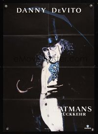 6d550 BATMAN RETURNS video teaser German '92 great image of Danny DeVito as The Penguin!
