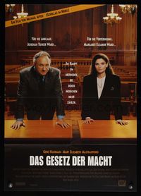 6d581 CLASS ACTION German '91 Gene Hackman & Mary Elizabeth Mastrantonio in fight of their lives!