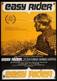6d614 EASY RIDER German R70s Peter Fonda, motorcycle biker classic directed by Dennis Hopper!