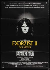 6d629 EXORCIST II: THE HERETIC German '77 Linda Blair, John Boorman's sequel to Friedkin's movie!
