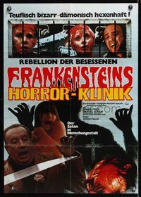 6d708 HORROR HOSPITAL German '73 Michael Gough, gruesome & bizarre horror images!
