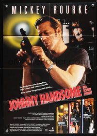 6d733 JOHNNY HANDSOME German '89 directed by Walter Hill, Mickey Rourke, Ellen Barkin!