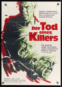 6d739 KILLERS German R70s directed by Don Siegel, great Hans Branin art of Lee Marvin!