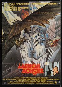 6d868 Q German '82 American Monster, art of Quetzalcoatl attacking Chrysler building!