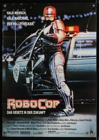 6d886 ROBOCOP German '87 Paul Verhoeven classic, Peter Weller is part man, part machine, all cop!