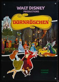 6d904 SLEEPING BEAUTY German R70 Walt Disney cartoon fairy tale fantasy classic!