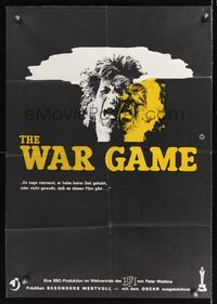 6d970 WAR GAME awards German '65 Peter Watkins fictional nuclear war documentary!