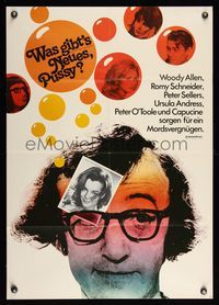 6d978 WHAT'S NEW PUSSYCAT German R73 Woody Allen, Romy Schneider, Ursula Andress, Peter Sellers!