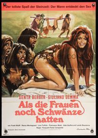 6d981 WHEN WOMEN HAD TAILS German '70 Pasquale Festa Campanile, sexy prehistoric Senta Berger!