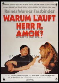 6d983 WHY DOES HERR R. RUN AMOK? German '70 R.W. Fassbinder, sexy Lilith Ungerer, Kurt Raab!