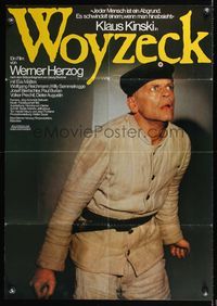 6d991 WOYZECK German '79 crazy-looking Klaus Kinski directed by Werner Herzog!