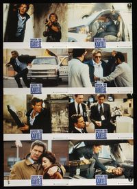 6d515 CLEAR & PRESENT DANGER German LC poster '94 action images of Harrison Ford & Willem Dafoe!