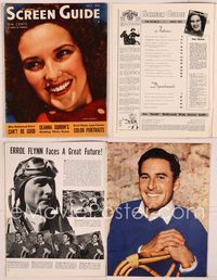 6e142 SCREEN GUIDE magazine July 1941, super close smiling portrait of Linda Darnell by Jack Albin!