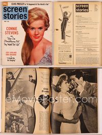 6e156 SCREEN STORIES magazine May 1963, Connie Stevens straightens out her mixed-up life!