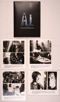 6e062 A.I. ARTIFICIAL INTELLIGENCE presskit '01 Steven Spielberg, Haley Joel Osment, Jude Law