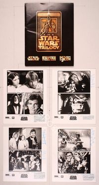 6e106 STAR WARS TRILOGY presskit '97 George Lucas, Empire Strikes Back, Return of the Jedi!