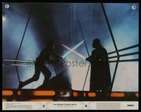 6f430 EMPIRE STRIKES BACK LC '80 George Lucas, best light saber battle between Luke & Vader!
