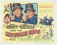 6f060 ABBOTT & COSTELLO MEET THE KEYSTONE KOPS TC '55 Bud & Lou in the movies' maddest days!