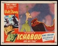 6f296 ADVENTURES OF ICHABOD & MISTER TOAD LC #8 '49 great cartoon image of The Headless Horseman!