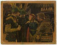 6f297 ADVENTURES OF ROBIN HOOD LC '38 Olivia De Havilland tells Robin's men how to rescue him!