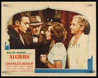 6f302 ALGIERS LC '38 great close up of Charles Boyer confronting Sigrid Gurie!