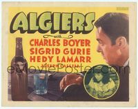 6f065 ALGIERS other company TC '38 Charles Boyer wants sexy Hedy Lamarr, but can't leave the Casbah!