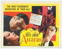 6f064 ALGIERS TC R53 Charles Boyer loves sexiest Hedy Lamarr, but he can't leave the Casbah!
