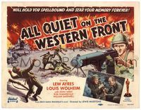 6f066 ALL QUIET ON THE WESTERN FRONT TC R50 Lew Ayres in a story of blood, guts and tears!