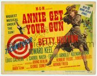 6f070 ANNIE GET YOUR GUN laminated TC R56 Betty Hutton as the greatest sharpshooter, Howard Keel