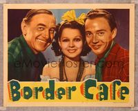 6f338 BORDER CAFE LC '37 smiling close up of Harry Carey, John Beal & pretty Armida!