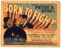 6f083 BORN TO FIGHT TC '36 Kane Richmond trains Frankie Darro to be a champ boxer!