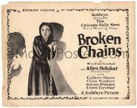6f085 BROKEN CHAINS TC '22 cool full-length artwork of Colleen Moore in chains and shackles!