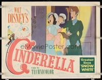 6f373 CINDERELLA LC #6 '50 Walt Disney classic cartoon, evil stepmother & sisters by door!