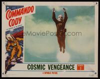 6f382 COMMANDO CODY chap 3 LC '53 best image of the Sky Marshal of the Universe flying in mid-air!