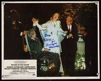 6f014 DAY OF THE LOCUST signed LC #3 '75 by Burgess Meredith, who's getting married in a wheelchair!