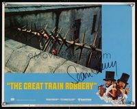 6f020 GREAT TRAIN ROBBERY signed LC #6 '79 by Sean Connery, who's pictured in the border art!