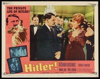 6f469 HITLER LC #6 '62 Maria Emo as Eva Braun tries to cheer up Richard Basehart as Adolf!