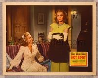 6f479 I WAKE UP SCREAMING LC '41 close up of Carole Landis in jewels with Betty Grable, Hot Spot!