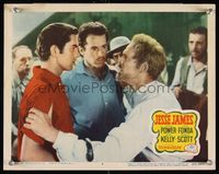 6f497 JESSE JAMES LC #2 R51 close up of Henry Hull with Tyrone Power & Henry Fonda!