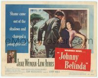 6f154 JOHNNY BELINDA TC '48 artwork of Jane Wyman about to be attacked & changed forever!