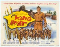 6f159 KING RAT TC '65 art of George Segal & Tom Courtenay, James Clavell, World War II POWs!