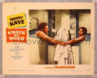 6f506 KNOCK ON WOOD LC #2 '54 Danny Kaye & sexy Mai Zetterling naked in separate showers!