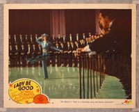 6f508 LADY BE GOOD LC '41 great image of Queen o' Taps Eleanor Powell performing with many men!