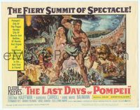 6f170 LAST DAYS OF POMPEII TC '60 art of mighty Steve Reeves in the fiery summit of spectacle!
